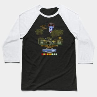 Ranger Infil  - N Co, Ranger, 173rd Airborne Bde, Vietnam Jungle Baseball T-Shirt